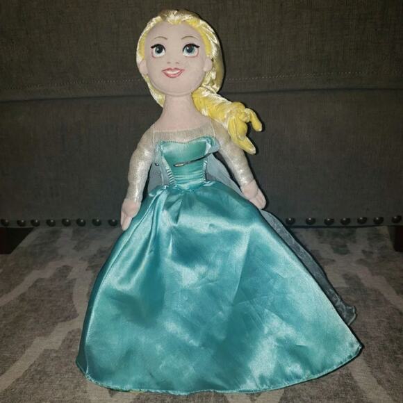 Disney Parks Frozen Elsa & Anna Flip 2 In 1 Reversible 15" Plush - Picture 2 of 8